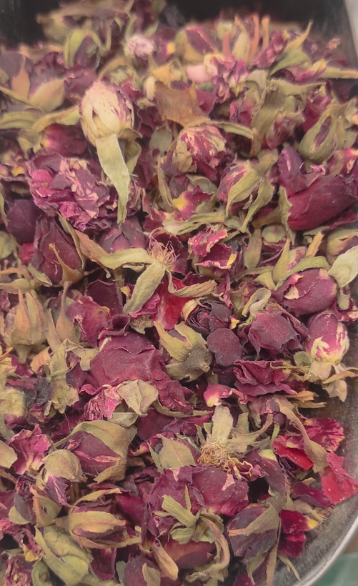 غنچه گل سرخ خشک معطر دمنوش گیاهی